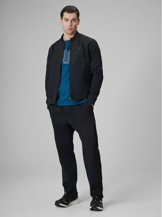 4F 4F T-Shirt COMMERCIAL 3 Turkusowy Regular Fit