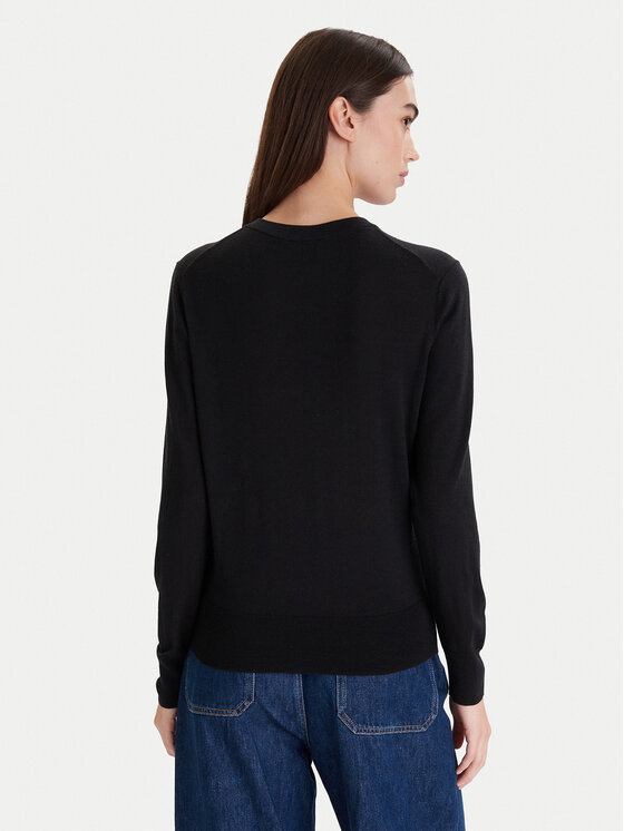 Calvin Klein Calvin Klein Kardigán LV044D323G Fekete Slim Fit