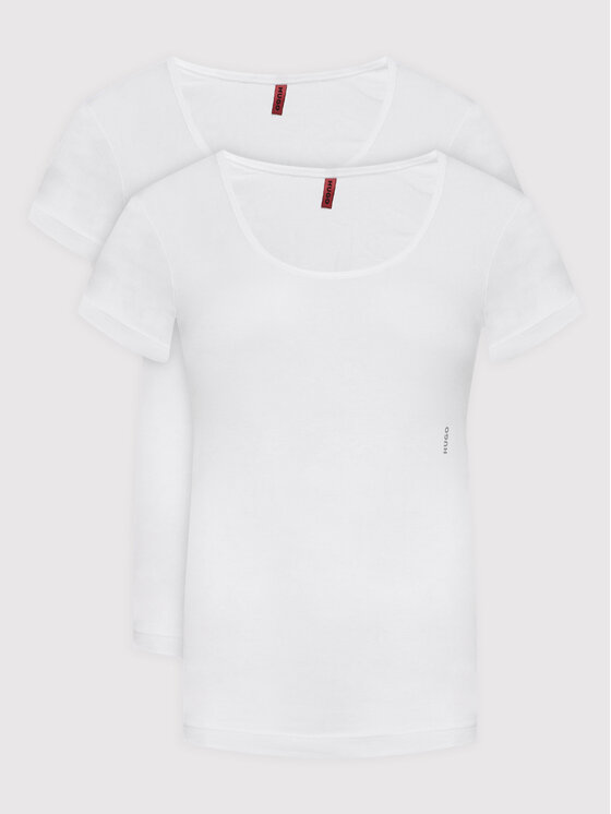 HUGO Hugo 2er-Set T-Shirts Twin 50469660 Weiß Regular Fit