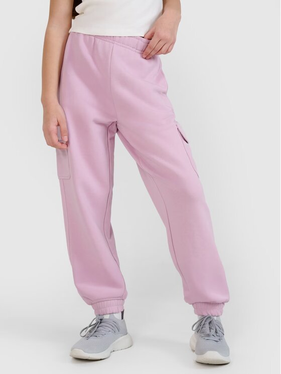 4F 4F Pantaloni da tuta 4FJWSS25TTROF1135-52S Rosa Regular Fit
