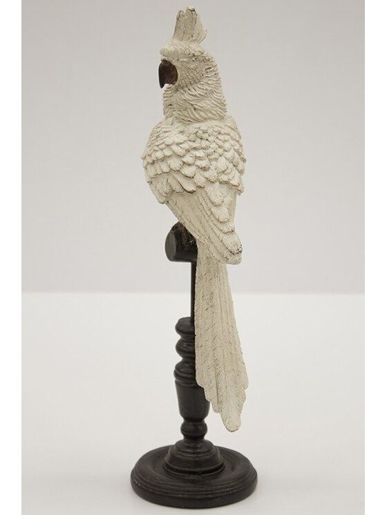 MIAhome MIAhome Figurka papuga 35,5x10x9,5 cm PAPPAGALLO biała Biały