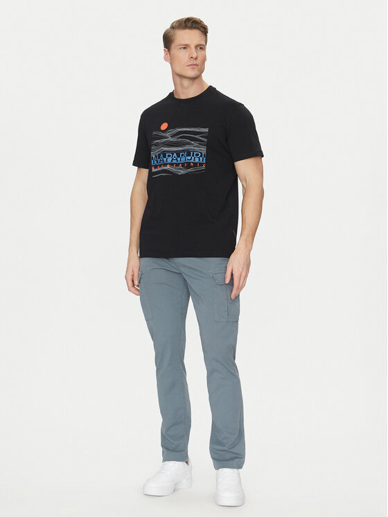 Napapijri Napapijri Hlače NP0A4IDQG1Y1 Siva Regular Fit
