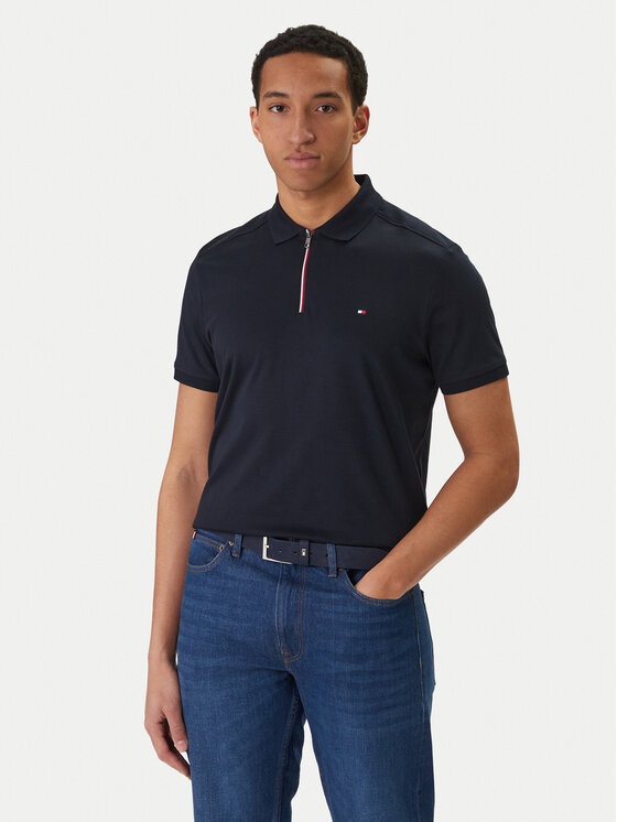 Tommy Hilfiger Tommy Hilfiger Polo majica MW0MW41613 Mornarsko modra Regular Fit