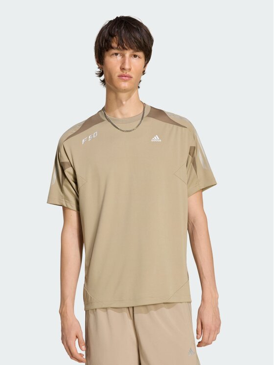 adidas adidas T-Shirt F50 TEE Zielony Slim Fit