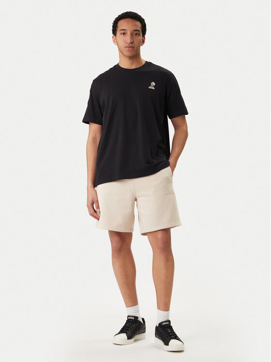 adidas adidas Póló Lux Coffee Cafe Pour Graphic KB4847 Fekete Loose Fit
