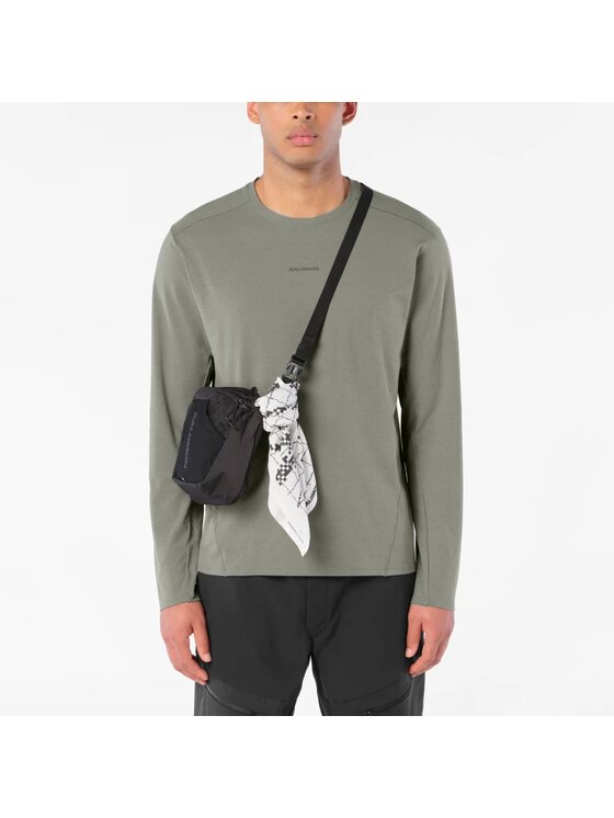 Salomon Salomon Koszulka techniczna TRACKLINE LS TEE M Zielony Regular Fit