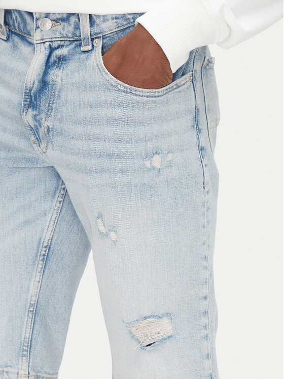 Tommy Jeans Tommy Jeans Džínové šortky Ronnie DM0DM21300 Modrá Regular Fit