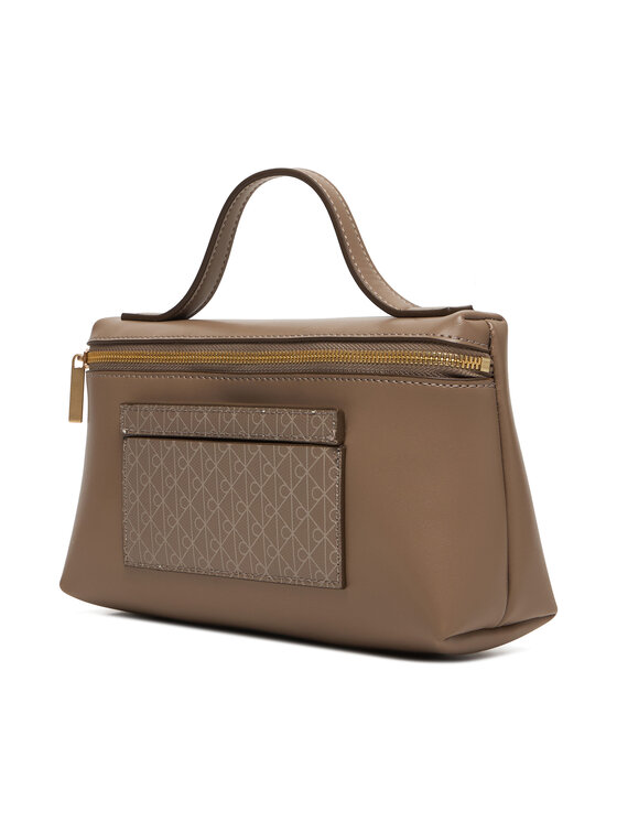 Calvin Klein Calvin Klein Τσαντάκι καλλυντικών Emblem Aop Beauty Case Giftset LV04F1102G Καφέ