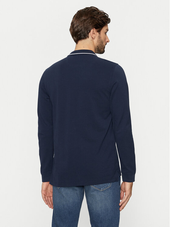 Lee Lee Polo majica 112355666 Mornarsko modra Regular Fit