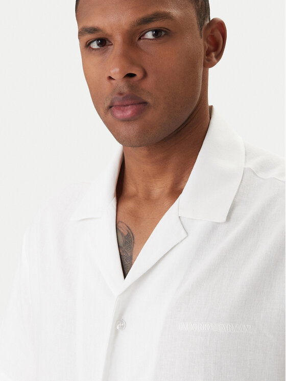 Emporio Armani Emporio Armani Camicia EM000593 AF20590 U0002 Bianco Regular Fit