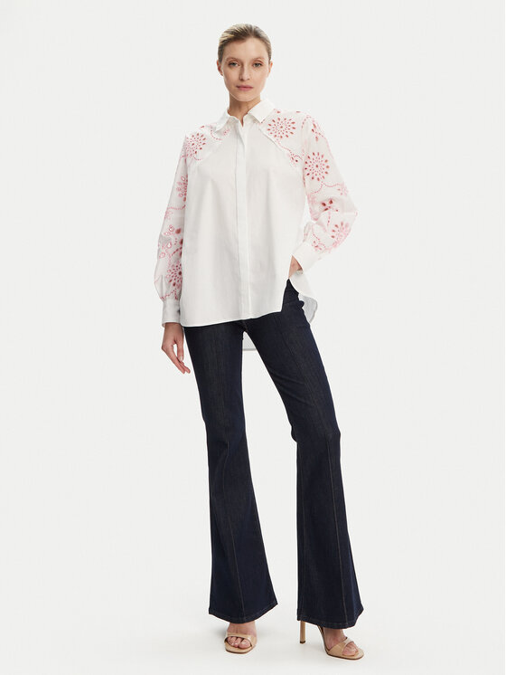 French Connection French Connection Сорочка 72YBB Білий Relaxed Fit