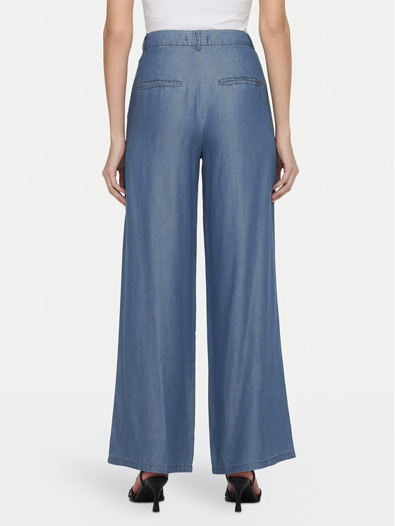 JDY JDY Medžiaginės kelnės Jasper 15283508 Mėlyna Wide Leg