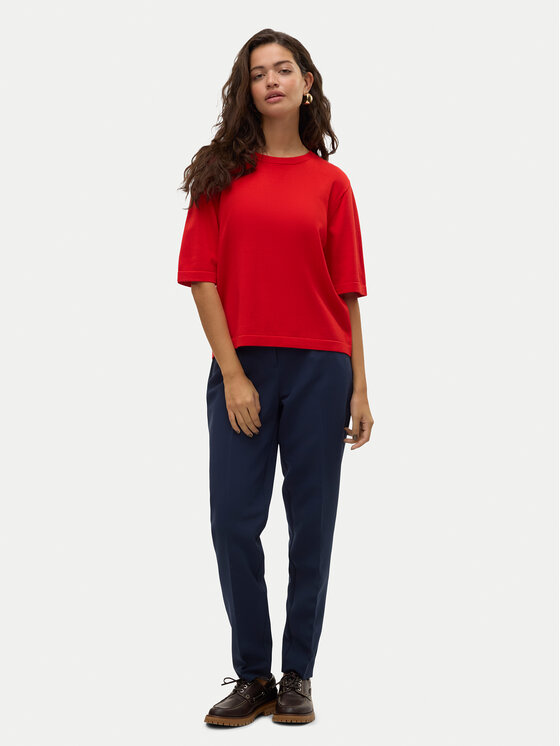Vero Moda Vero Moda Светр Silje 10320460 Червоний Oversize