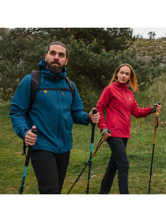 Alpinus Alpinus Kurtka softshell Majadita Czerwony Reglan Fit