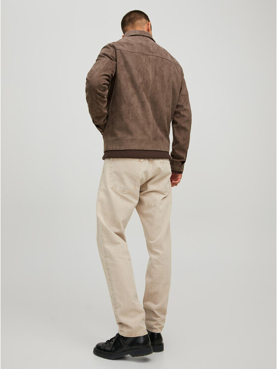 Jack & Jones Jack & Jones Bunda z imitácie kože Payton 12213082 Hnedá Regular Fit