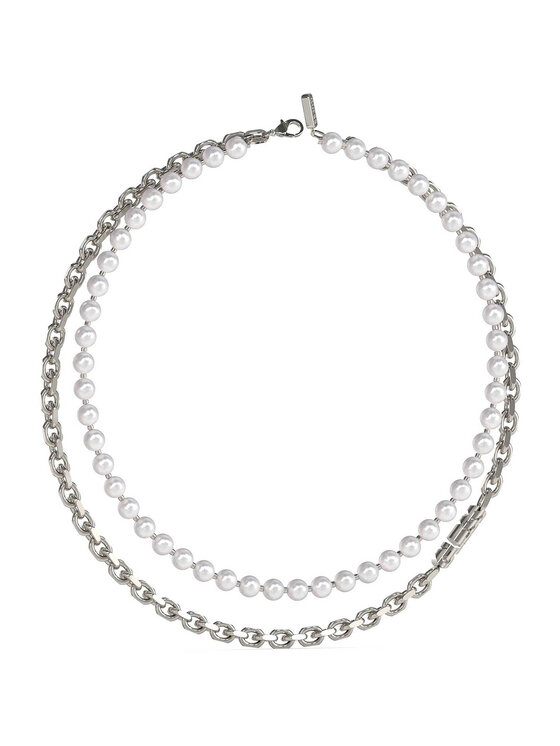 Guess Guess Náhrdelník JUMN04062JWSTWIT/U Strieborná