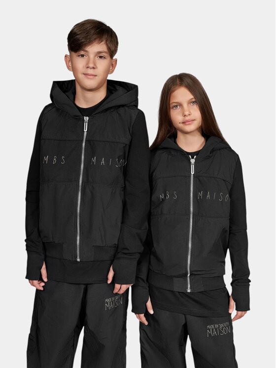 MADE BY SOCIETY MADE BY SOCIETY Kurtka przejściowa NUVE - H37780 Czarny Basic Fit