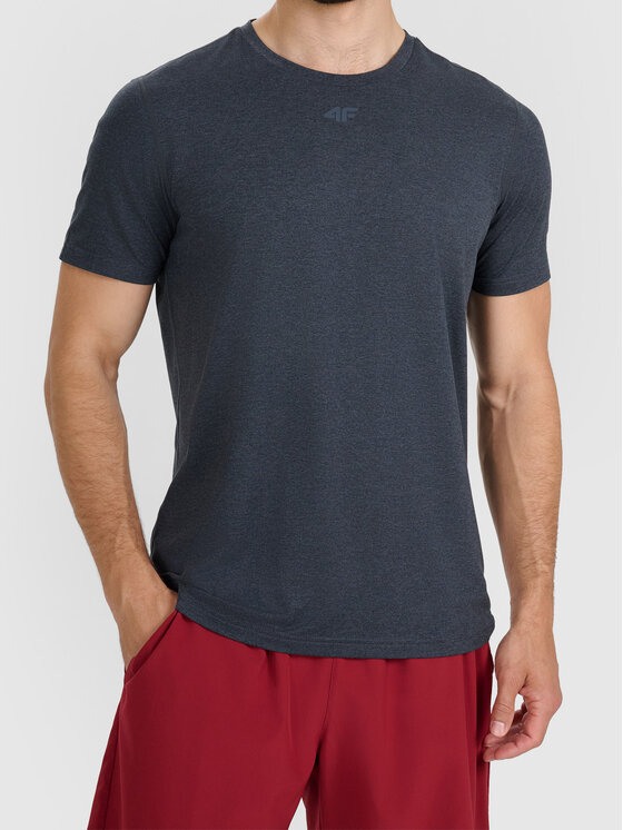 4F 4F T-Shirt 4FWAW26TFTSM2354-22M Szary Active Fit
