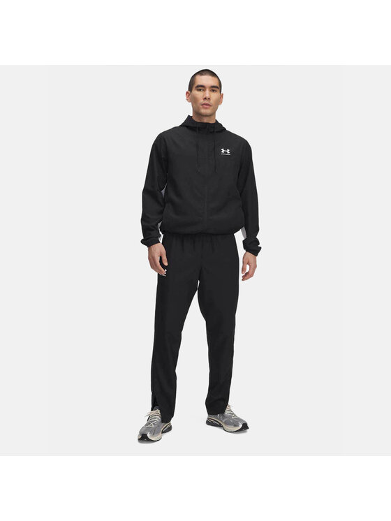 Under Armour Under Armour Spodnie dresowe 1390150-001 UA Rival Woven Windbreaker Czarny Active Fit