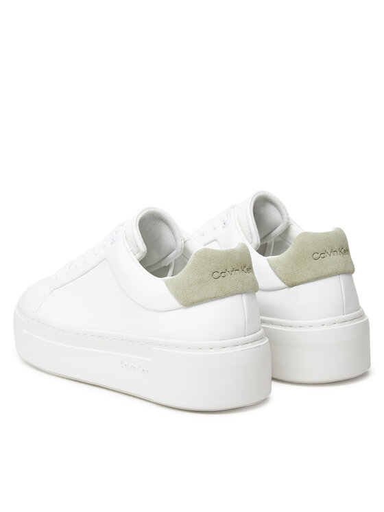 Calvin Klein Calvin Klein Sneakersy Ff Cupsole Lace Up Lth HW0HW02570 Bílá