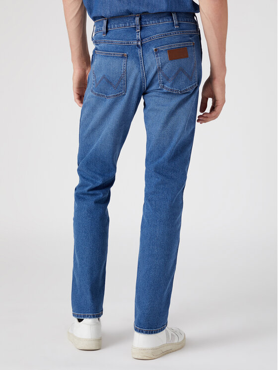 Wrangler Wrangler Jeansy Greensboro W15QYLZ91 112330708 Niebieski Straight Leg
