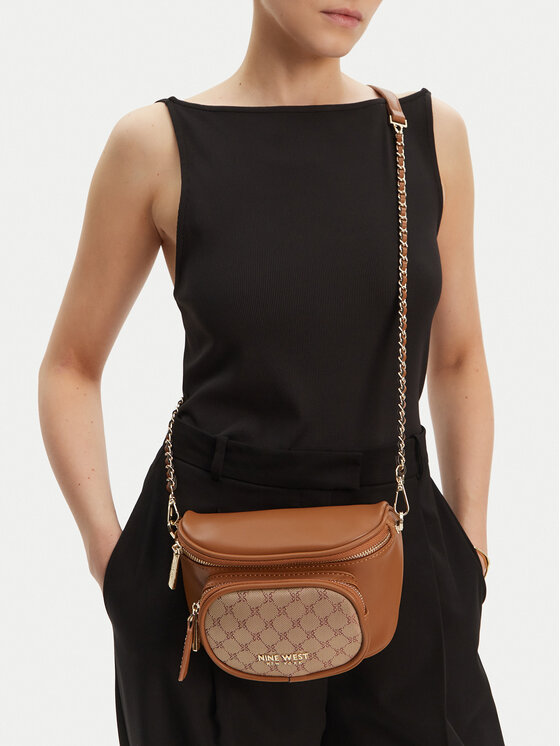 Nine West Geantă CEO-OLIVIA-O24294 Maro