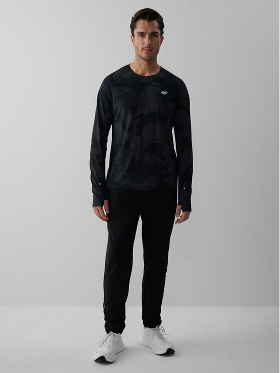 4F 4F Spodnie dresowe RHYTHMS OF THE ROAD Czarny Slim Fit
