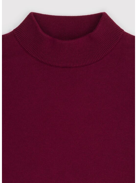 Pako Lorente Pako Lorente Sweter P26WN-2X-009 Bordowy Regular Fit