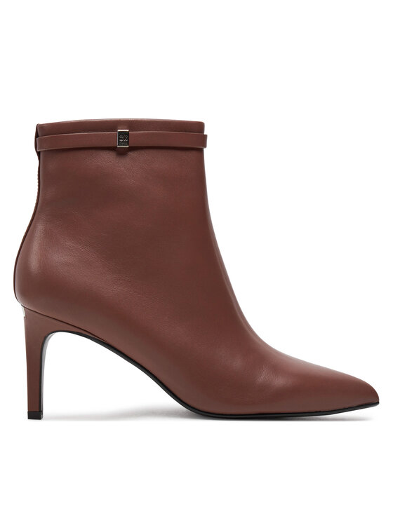 Calvin Klein Členková obuv HW0HW02172 Hnedá