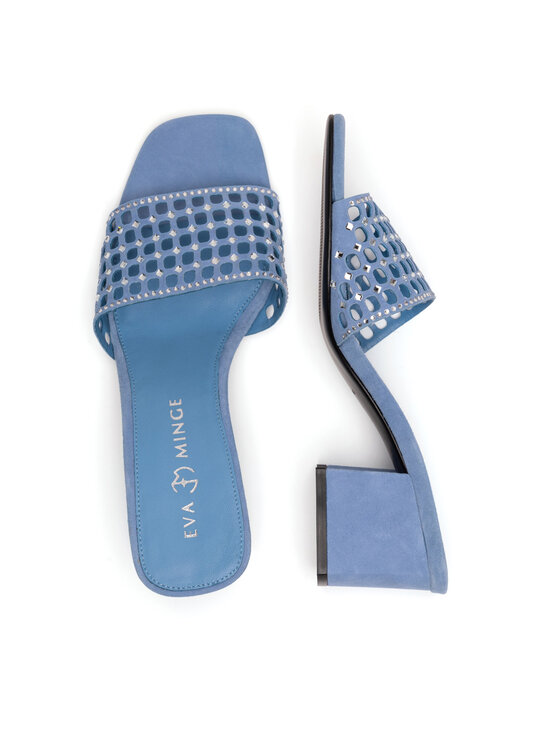 Eva Minge Eva Minge Pantoletten VERA-1559-2-1 Blau