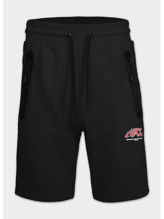 PITBULL PITBULL Szorty sportowe ADCC DOGWOOD Czarny Regular Fit