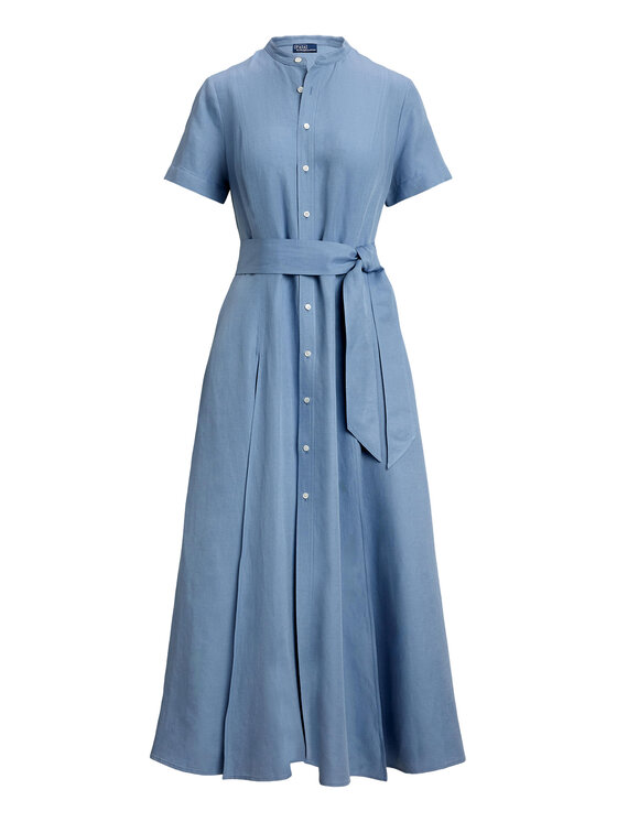 Polo Ralph Lauren Polo Ralph Lauren Rochie tip cămașă 211972054001 Albastru celest Regular Fit