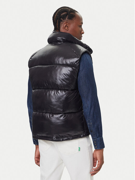 Save The Duck Save The Duck Елек D81382U LOVE21 Черен Regular Fit