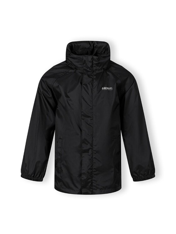 minoti minoti Kurtka przeciwdeszczowa 27KMJACKET1 Czarny Regular Fit