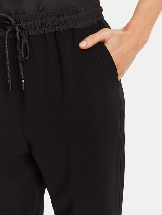 Marella Marella Spodnie dresowe Abitata 2513131045 Czarny Regular Fit