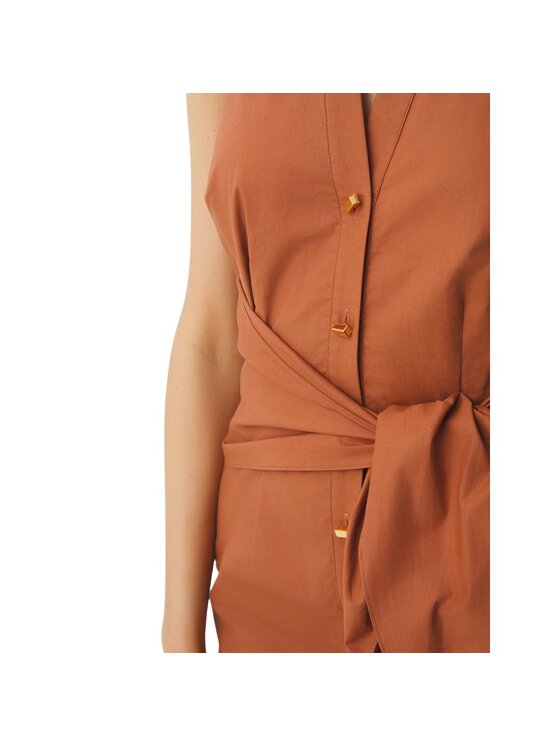 PINKO PINKO Sukienka codzienna Abito donna pat sl Czerwony Regular Fit