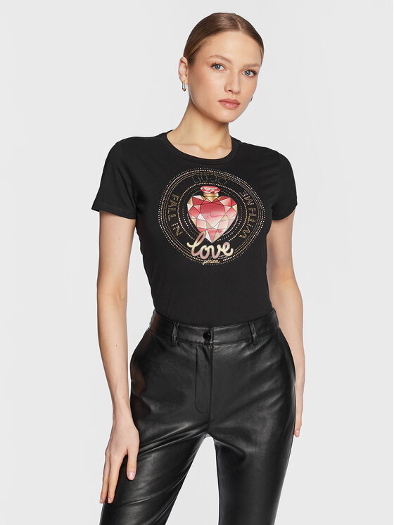 Liu Jo Liu Jo Тишърт WA3389 JS923 Черен Regular Fit