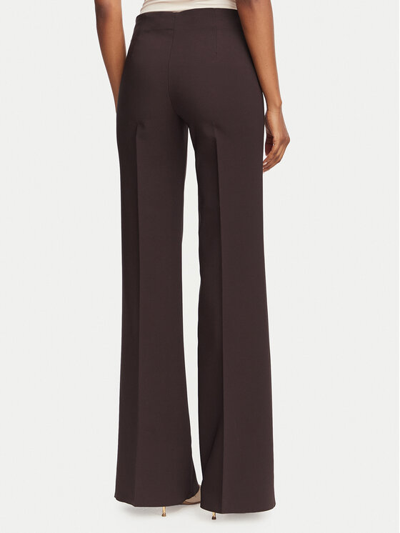 Rinascimento Rinascimento Pantaloni din material CFC0130141003 Maro închis Wide Leg
