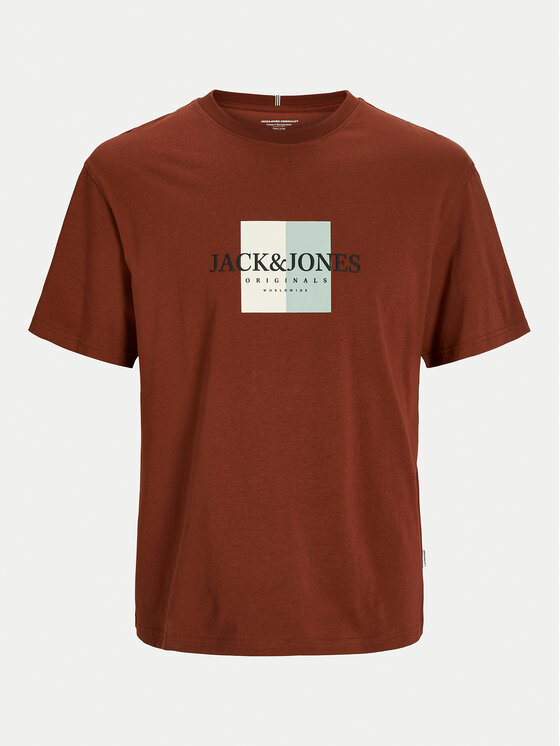 Jack&Jones Jack&Jones Футболка Fredeiksberg 12262492 Коричневий Regular Fit