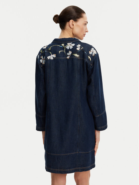 Munthe Munthe Hétköznapi ruha Fiva 251130825110 Sötétkék Loose Fit