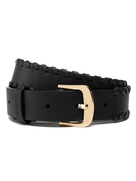 Cintura da donna Cintura 3.5 cm AA1012 E0031 Nero