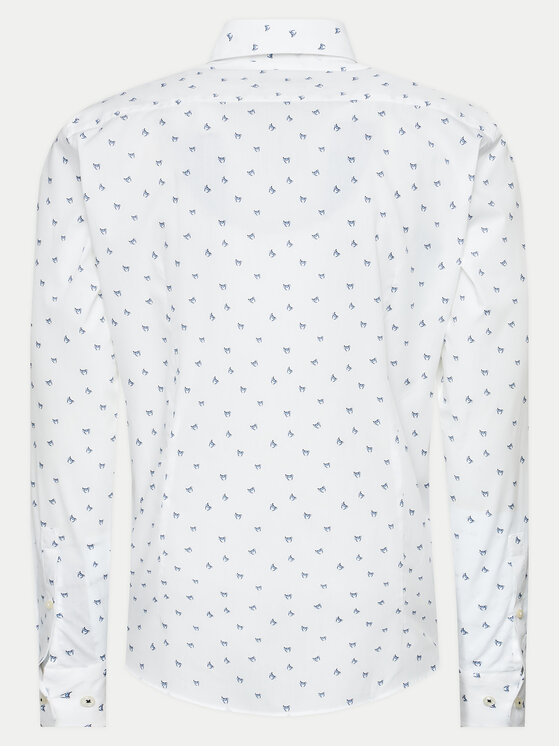 JOOP! JOOP! Košile 144Pai 30041405 Bílá Slim Fit