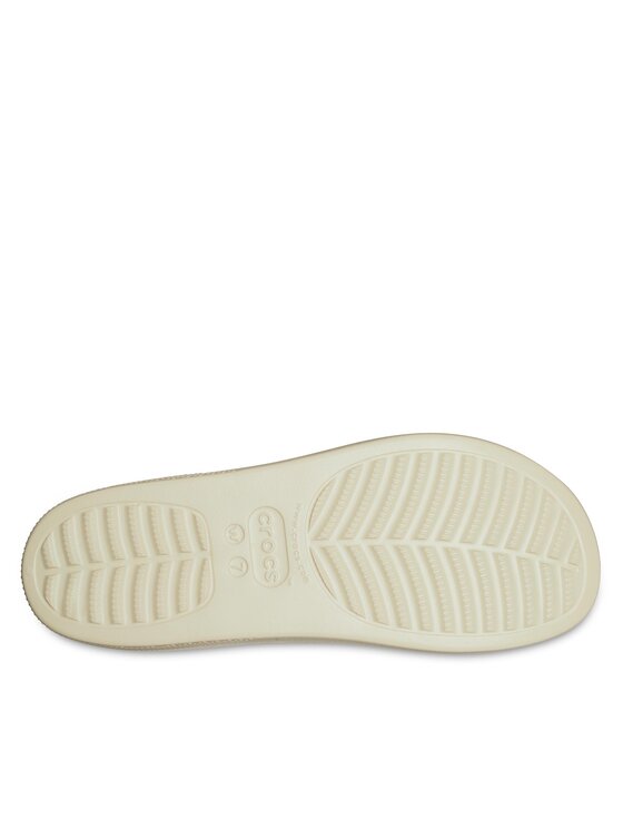 Crocs Crocs Klapki Classic Platform Slide 208180 Beżowy