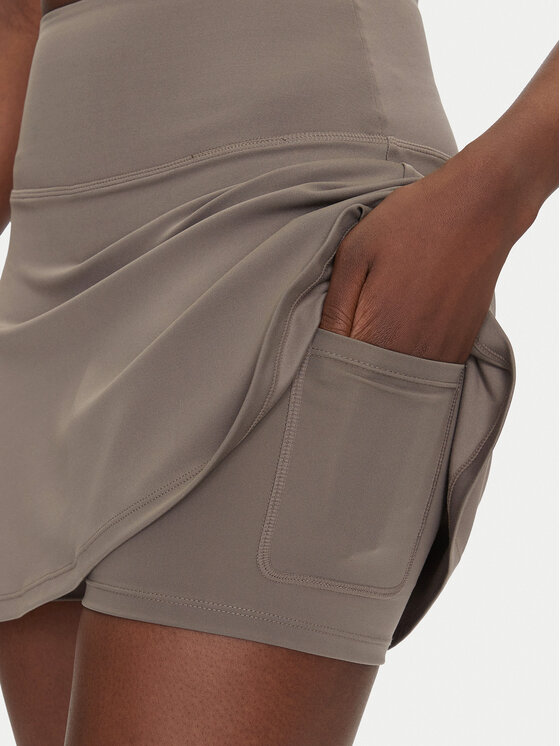 Girlfriend Collective Girlfriend Collective Fustă mini Float 4045 Bej Regular Fit