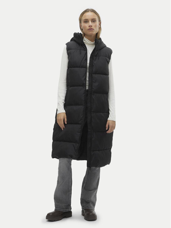 Vero Moda Vero Moda Prsluk Ligaane 10298757 Crna Regular Fit