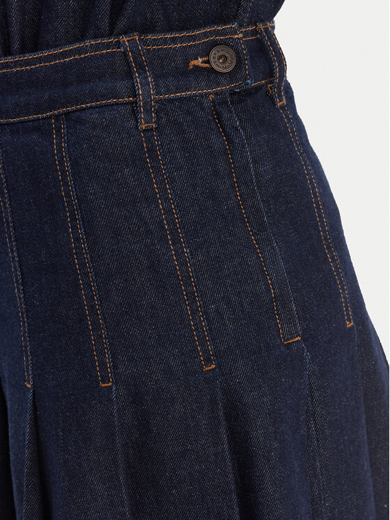 Weekend Max Mara Weekend Max Mara Džinsinis sijonas Ovale 2615101071 Tamsiai mėlyna Regular Fit