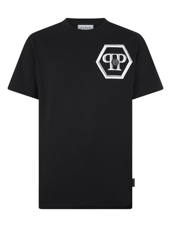 PHILIPP PLEIN PHILIPP PLEIN T-Shirt 29879 Černá Regular Fit