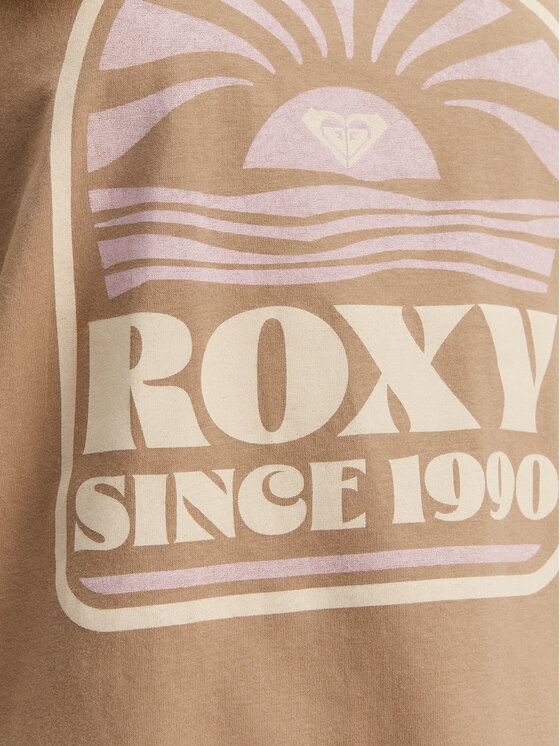 Roxy Roxy T-Shirt ERJZT05912 Hnědá Regular Fit