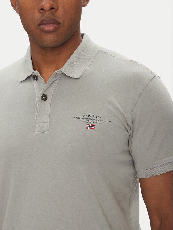 Napapijri Napapijri Polokošile Elbas NP0A4GB4 Šedá Regular Fit