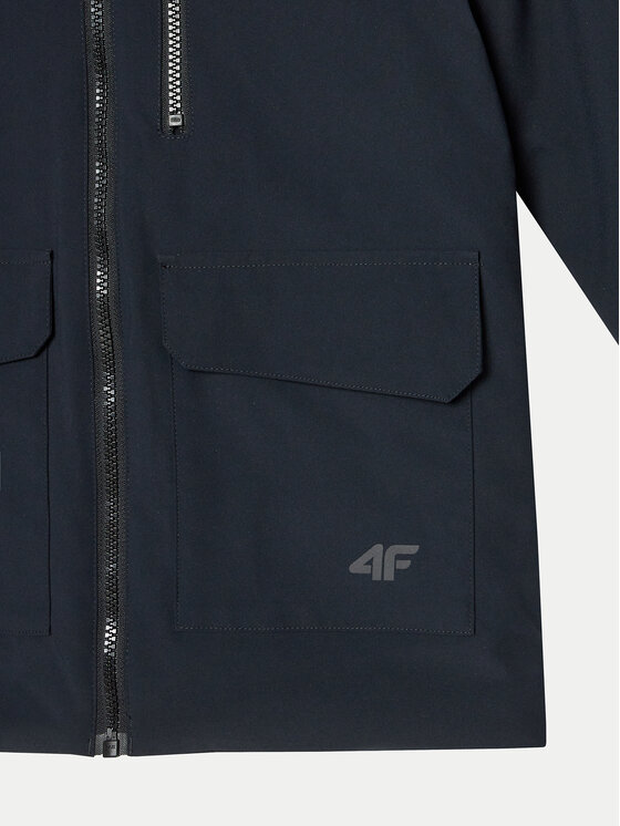 4F 4F Hanorac 4FJWAW24TJACM157 Negru Regular Fit
